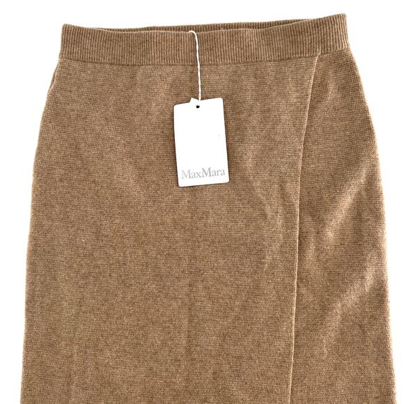 Max Mara Hazel Wool-Cashmere Midi Skirt Size M - Picture 4 of 11